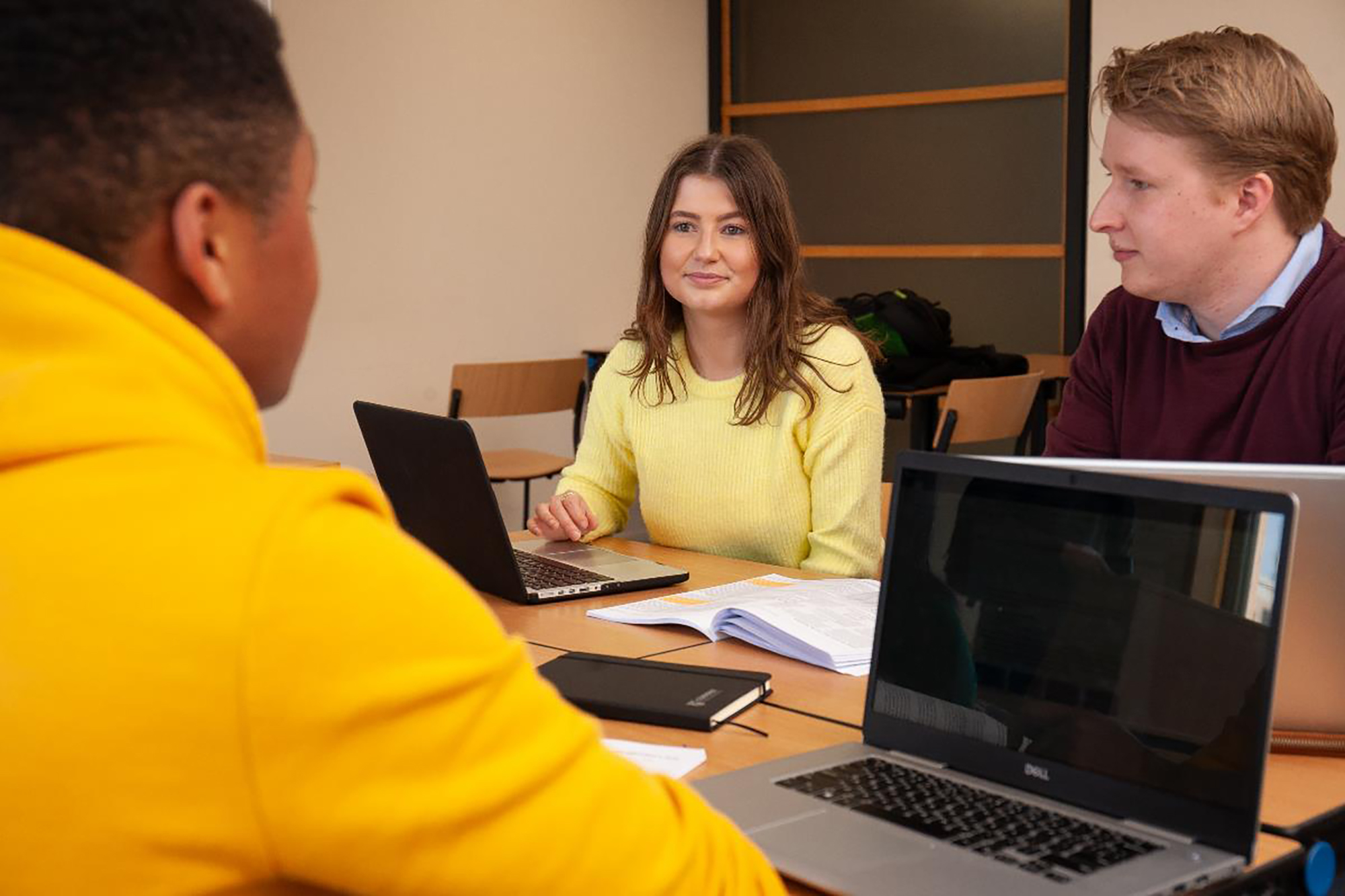 Studenten in de klas