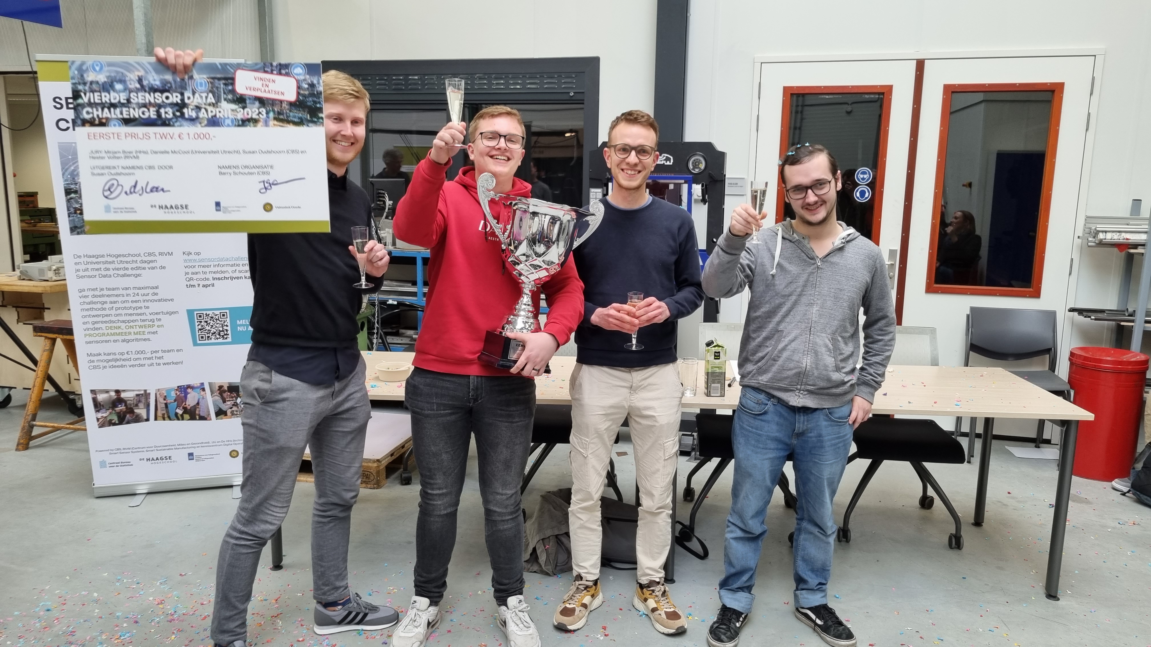 Winnaar 1e prijs Sensor Data Challenge