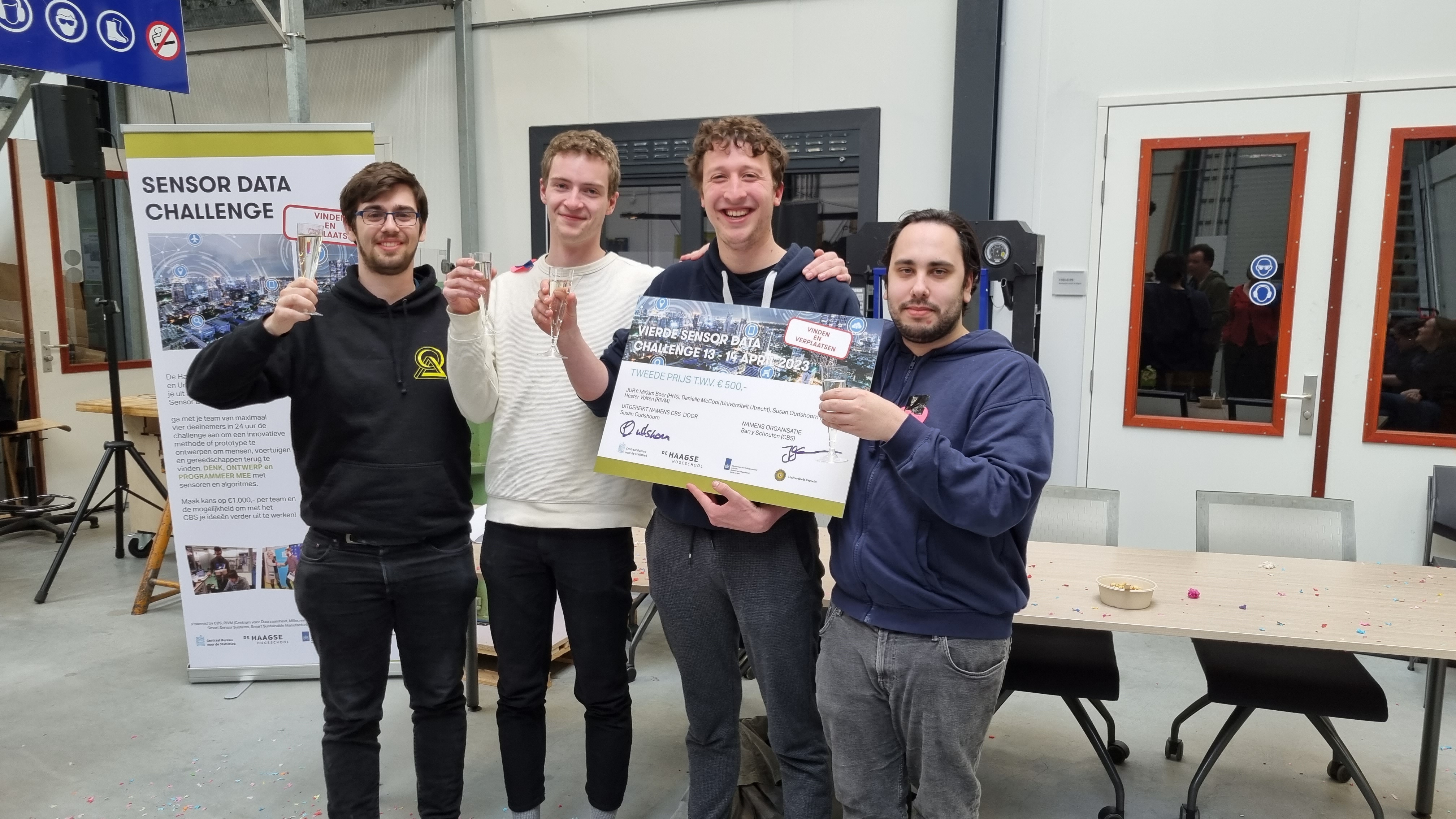 Winnaar 2e prijs Sensor Data Challenge