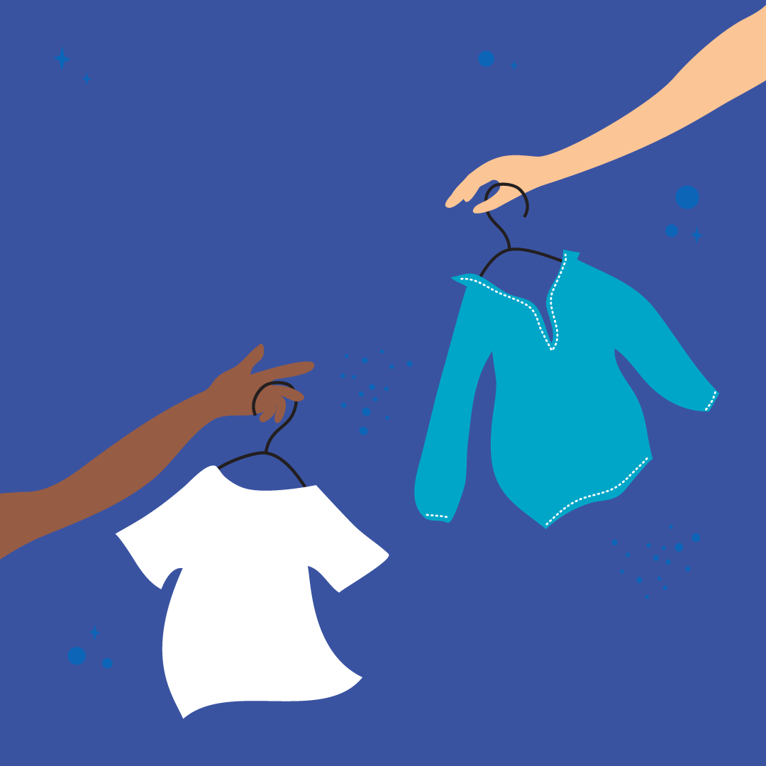 TLH - Blue Monday - Doneer kleding