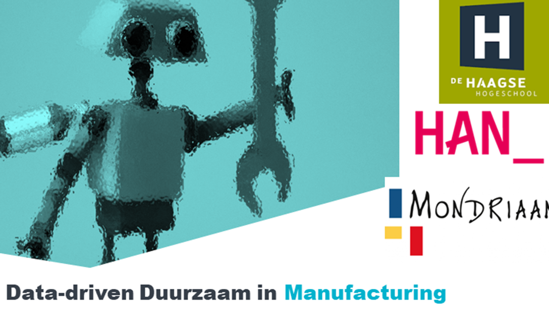 Robot en logo's van scholen