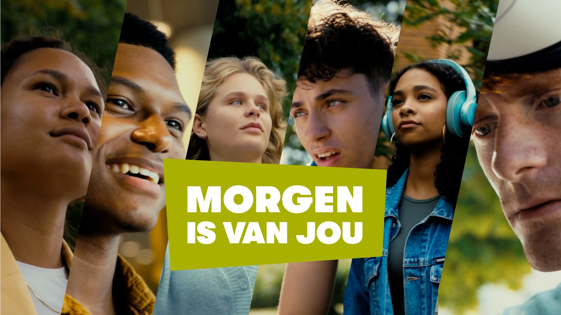 Portretten Morgen in van jou studenten met logo