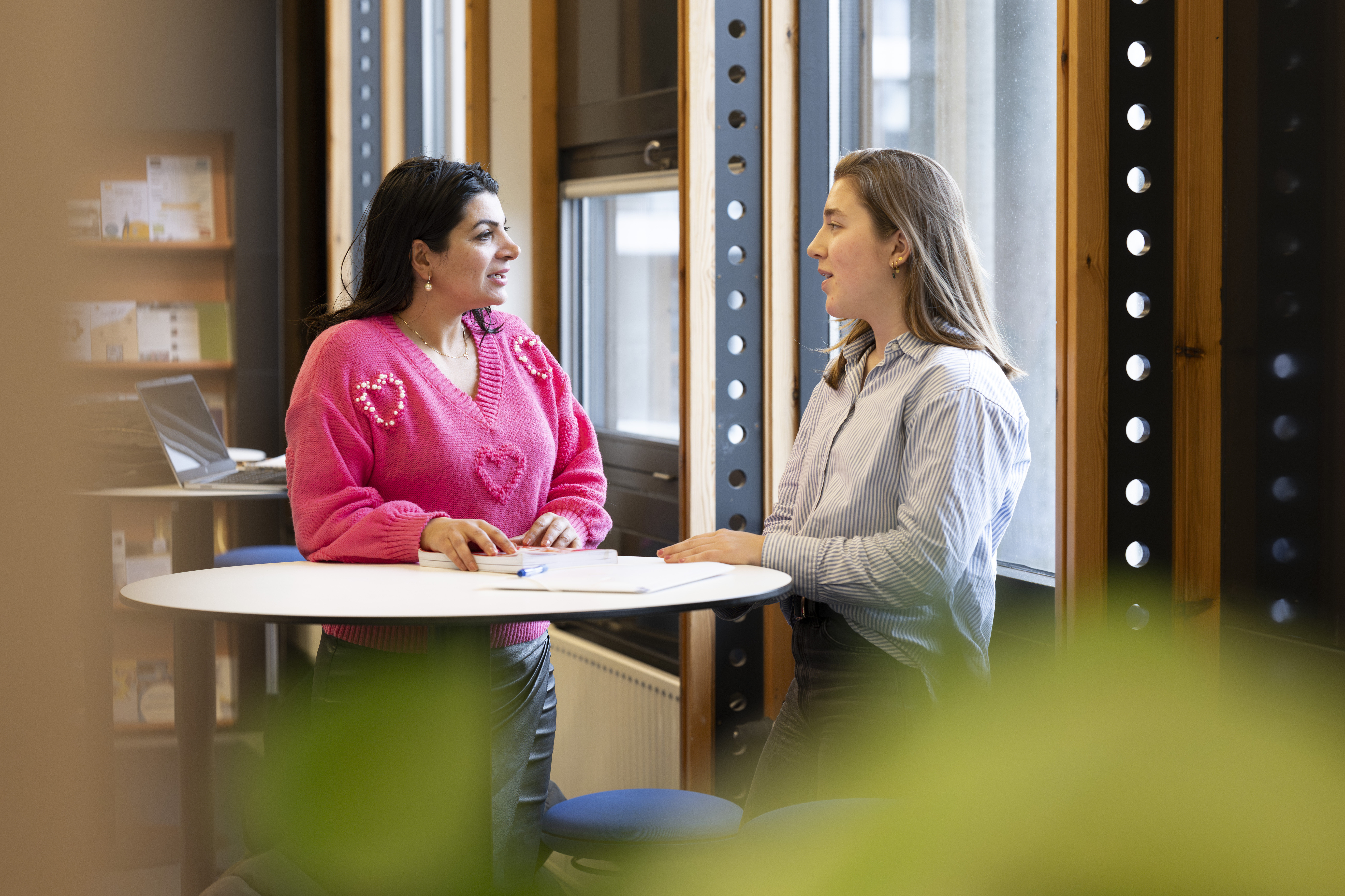 Gesprek docent + student