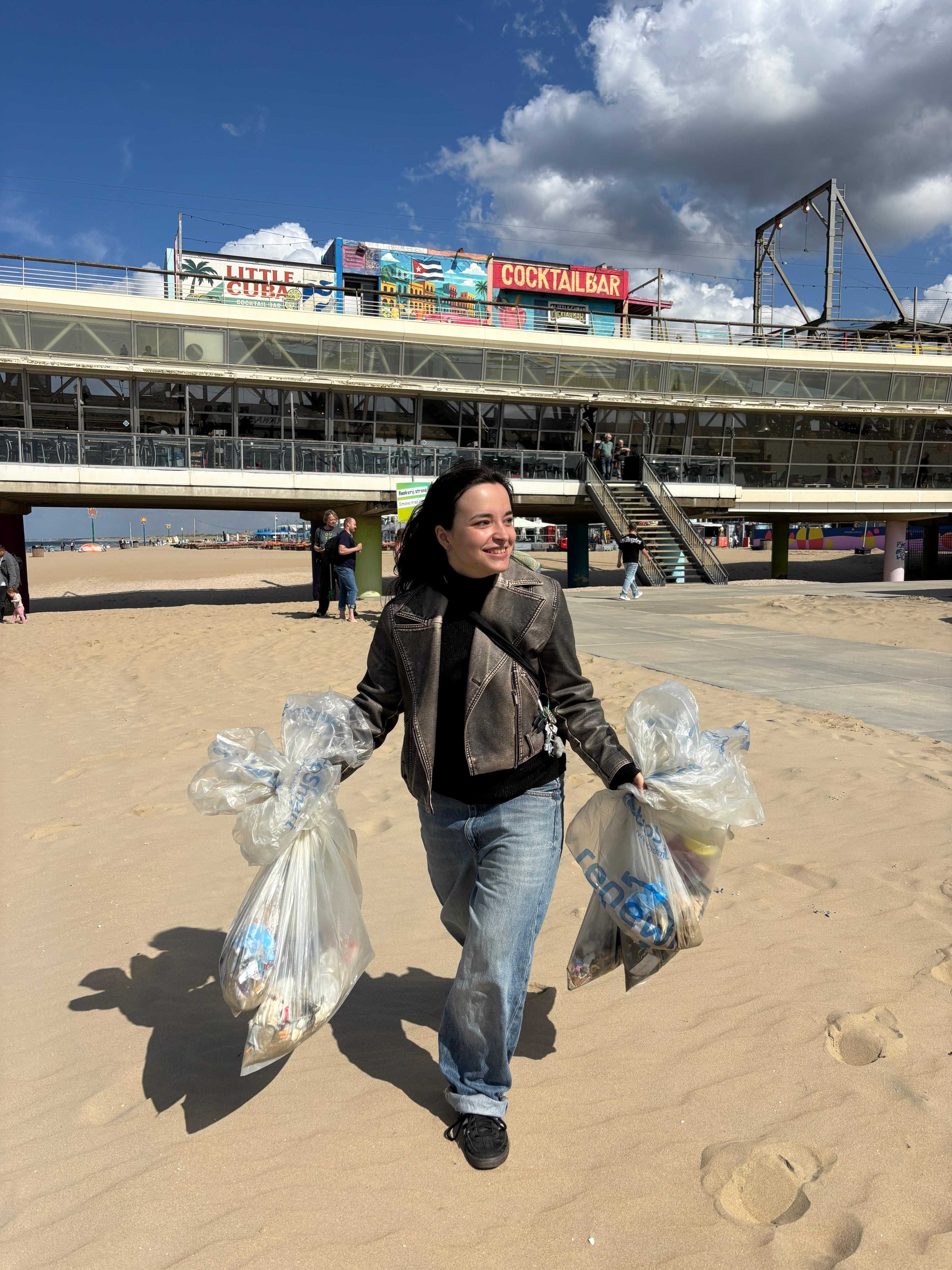 Beach clean-up